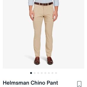 Mizzen + Main khaki helmsman Chino pant size 31w 30L